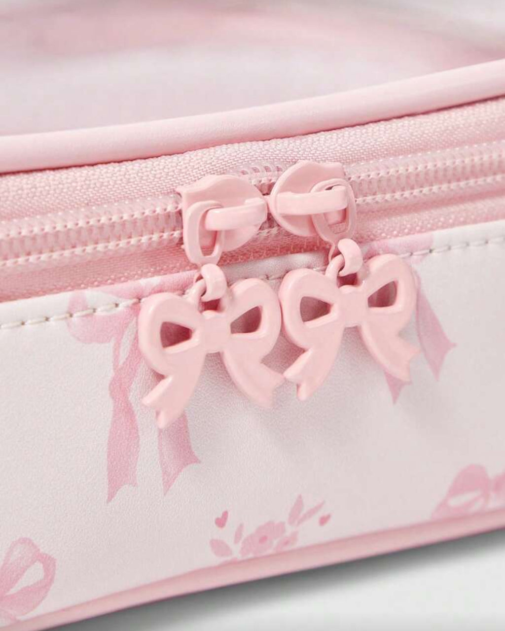 Pink Transparent Makeup Bag/Organizer (immediate)