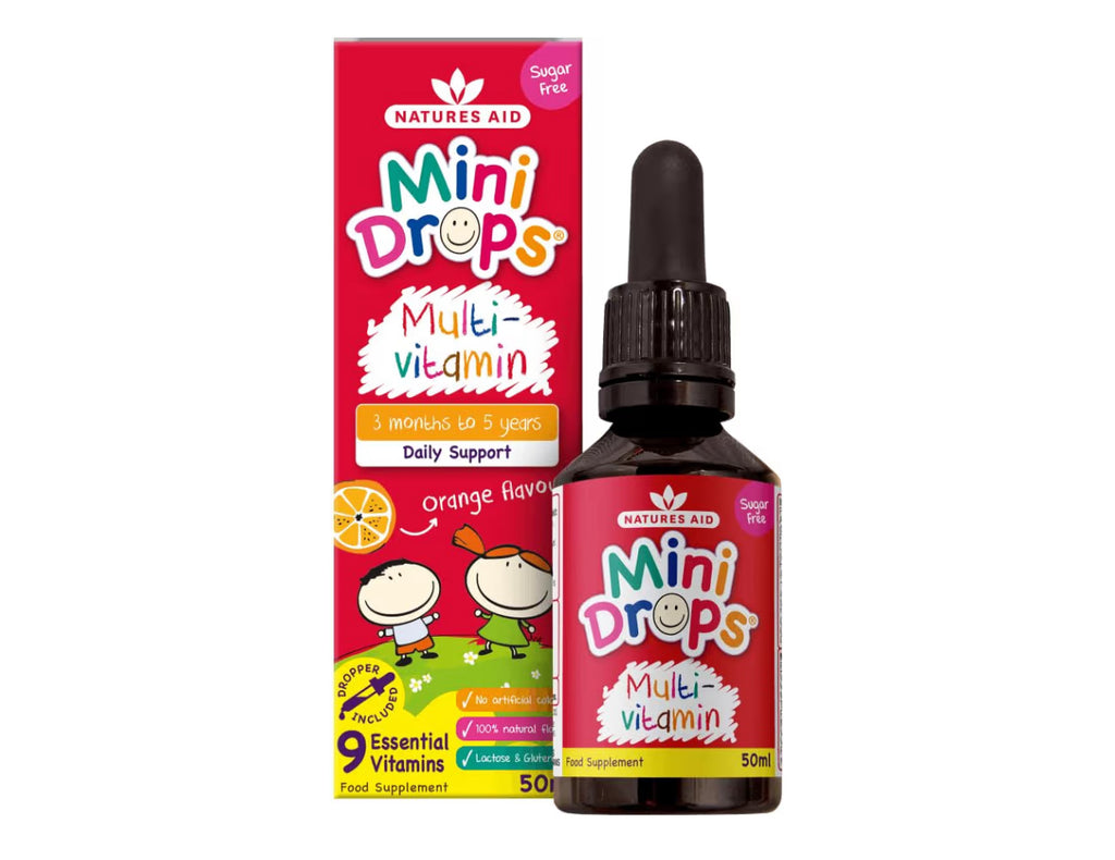 Natures Aid Mini Drops Multi-Vitamin for Babies & Kids