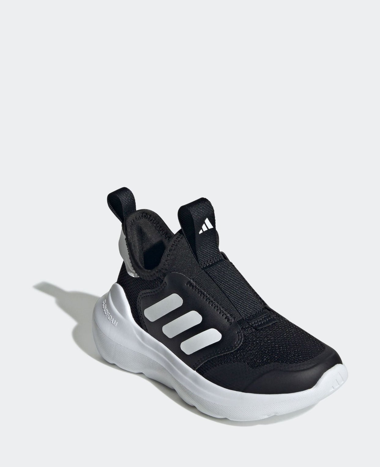 adidas Black/White Tensaur Comfort Kids Trainers