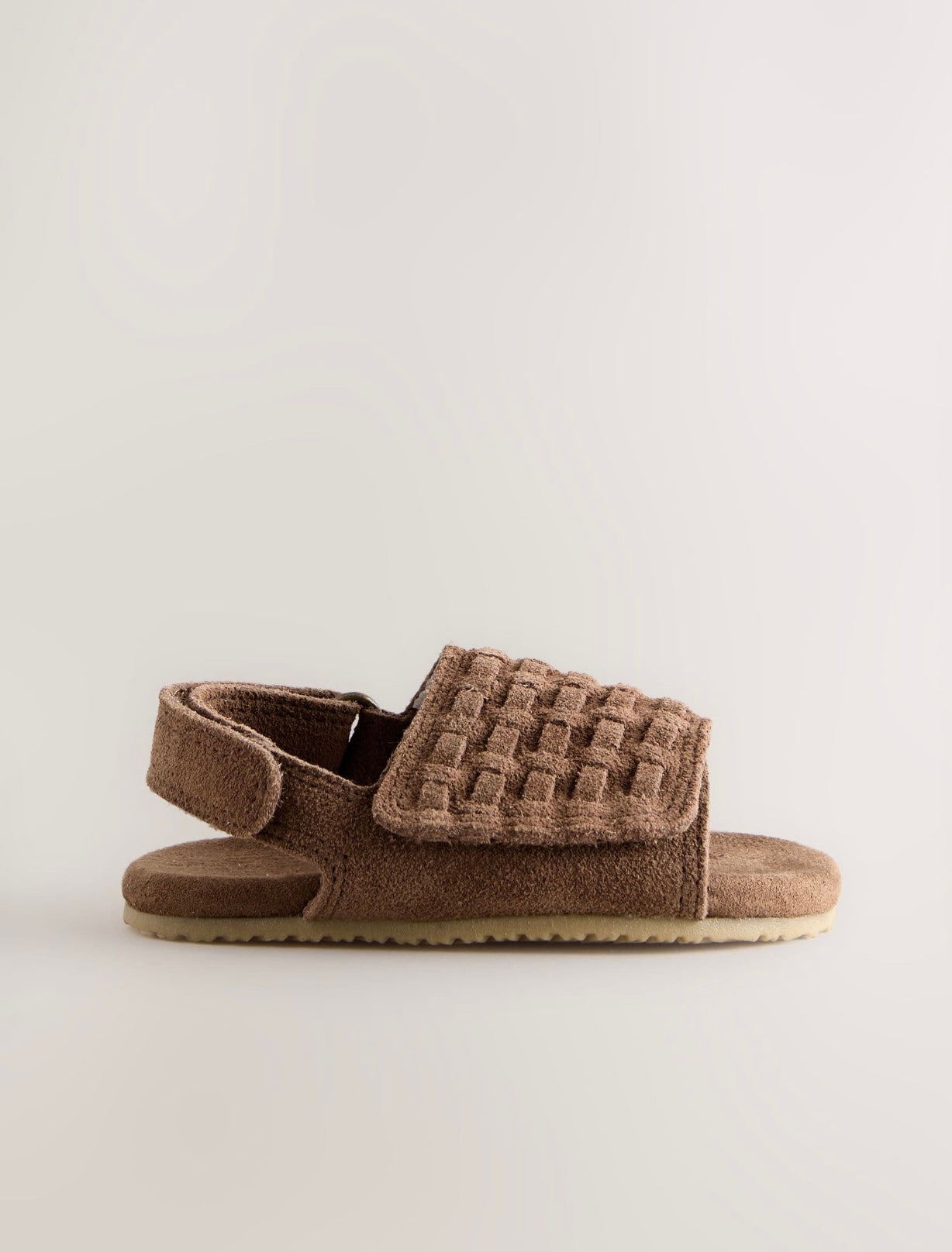 Tan Brown Woven Suede Touch Fastening
Baby Sandals