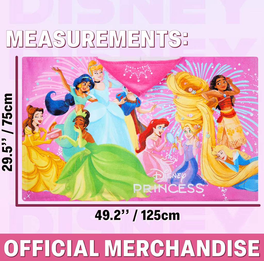 Disney Princess Hooded Towels for Girls