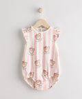 Pink/White Stripe I Love My Daddy Baby
Bloomer Romper