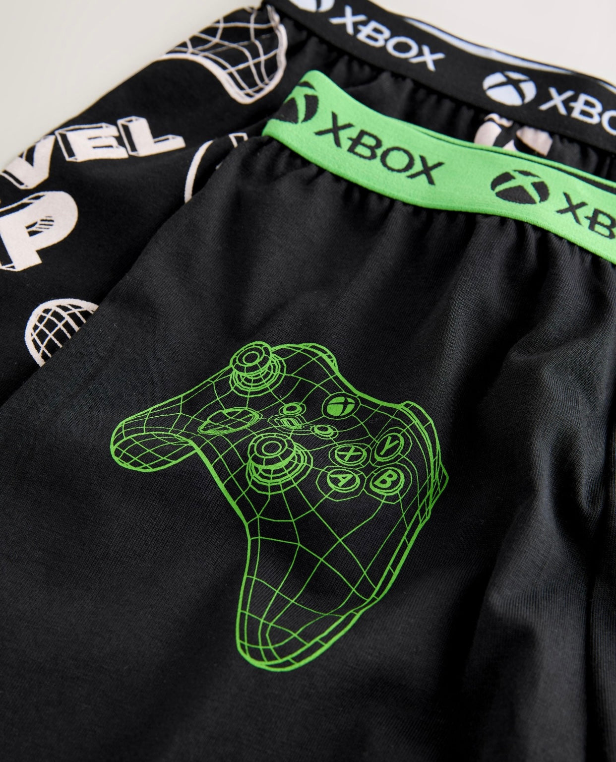 Black/Grey Xbox Short Pyjamas 2 Pack