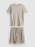 A top and shorts sports set