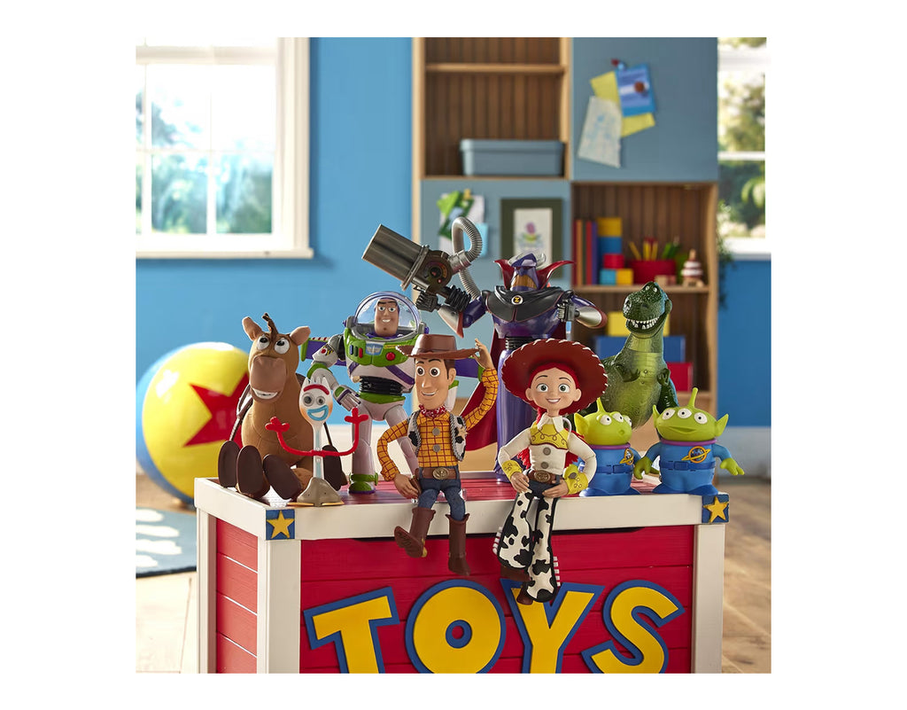Disney Store Official Interactive Talking Action Figure, Pixar's Toy StoryFeaturing 15+ English Phrases, Interacts with Other Characters