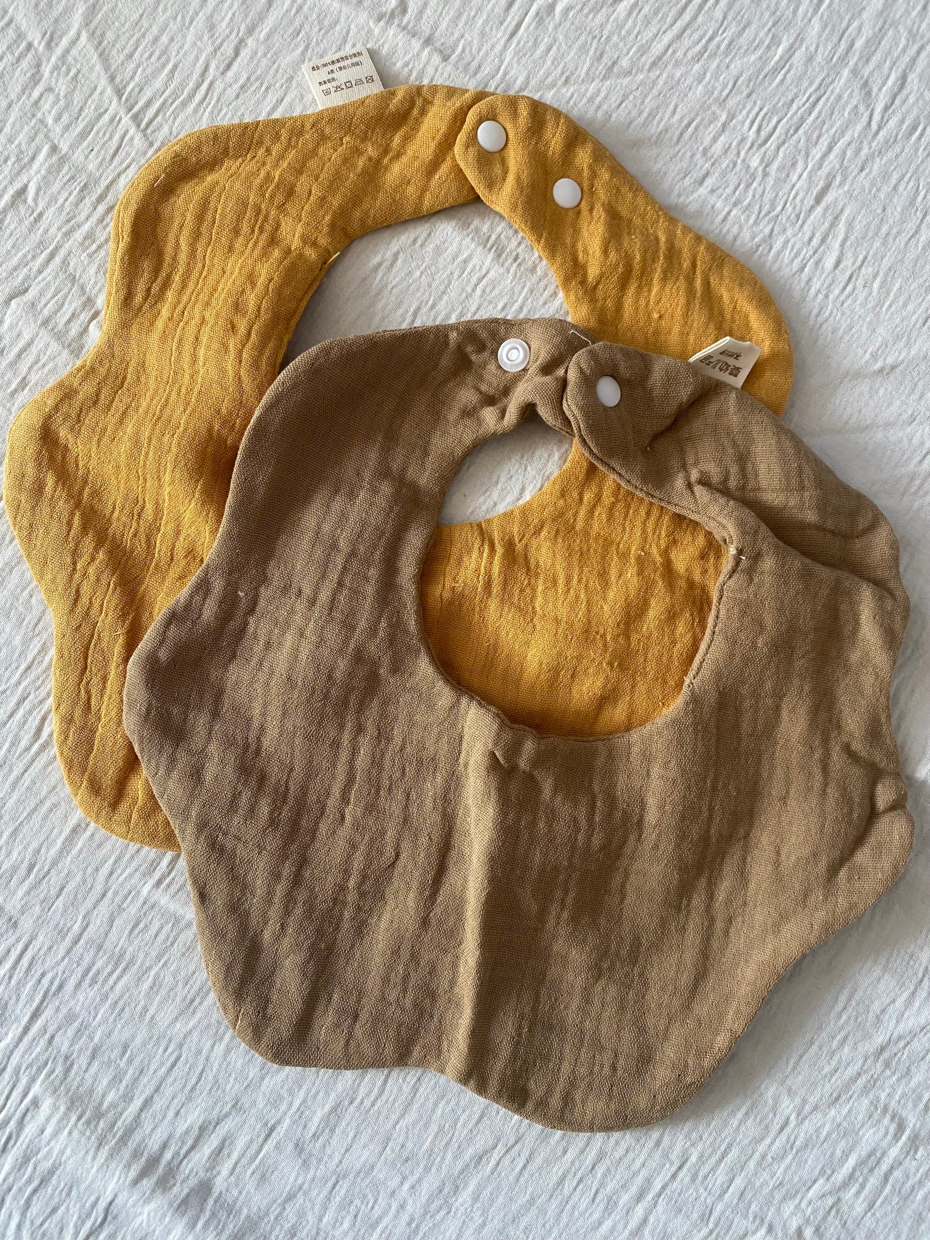 2pcs Baby Bibs Set (immediate)