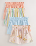 Blue/Yellow Shorts 4 Pack