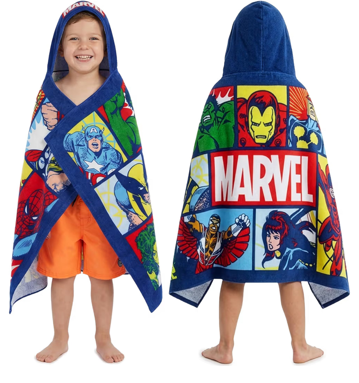 Marvel Hooded Towels for Boys