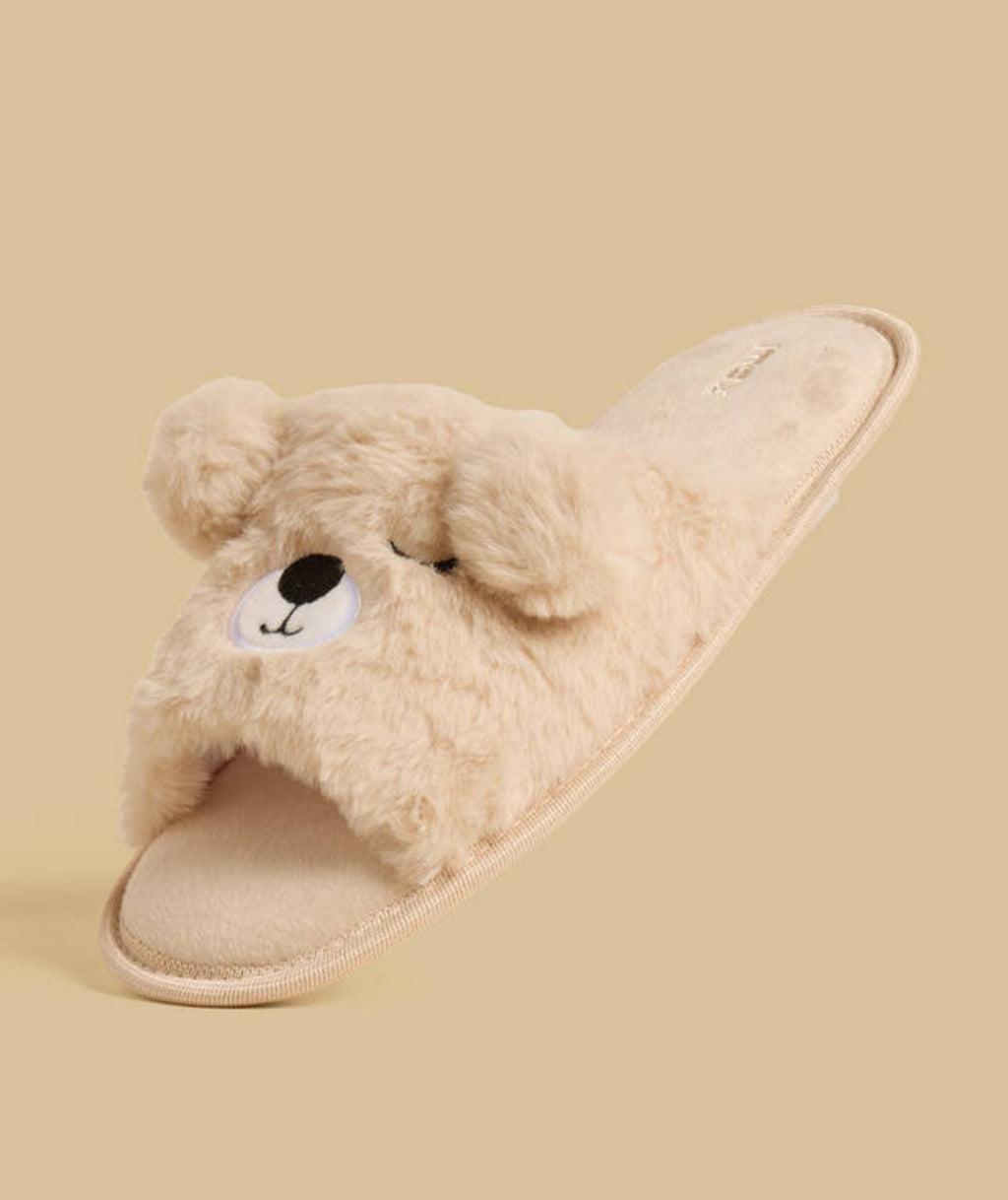 Applique Accent Bedroom Slippers