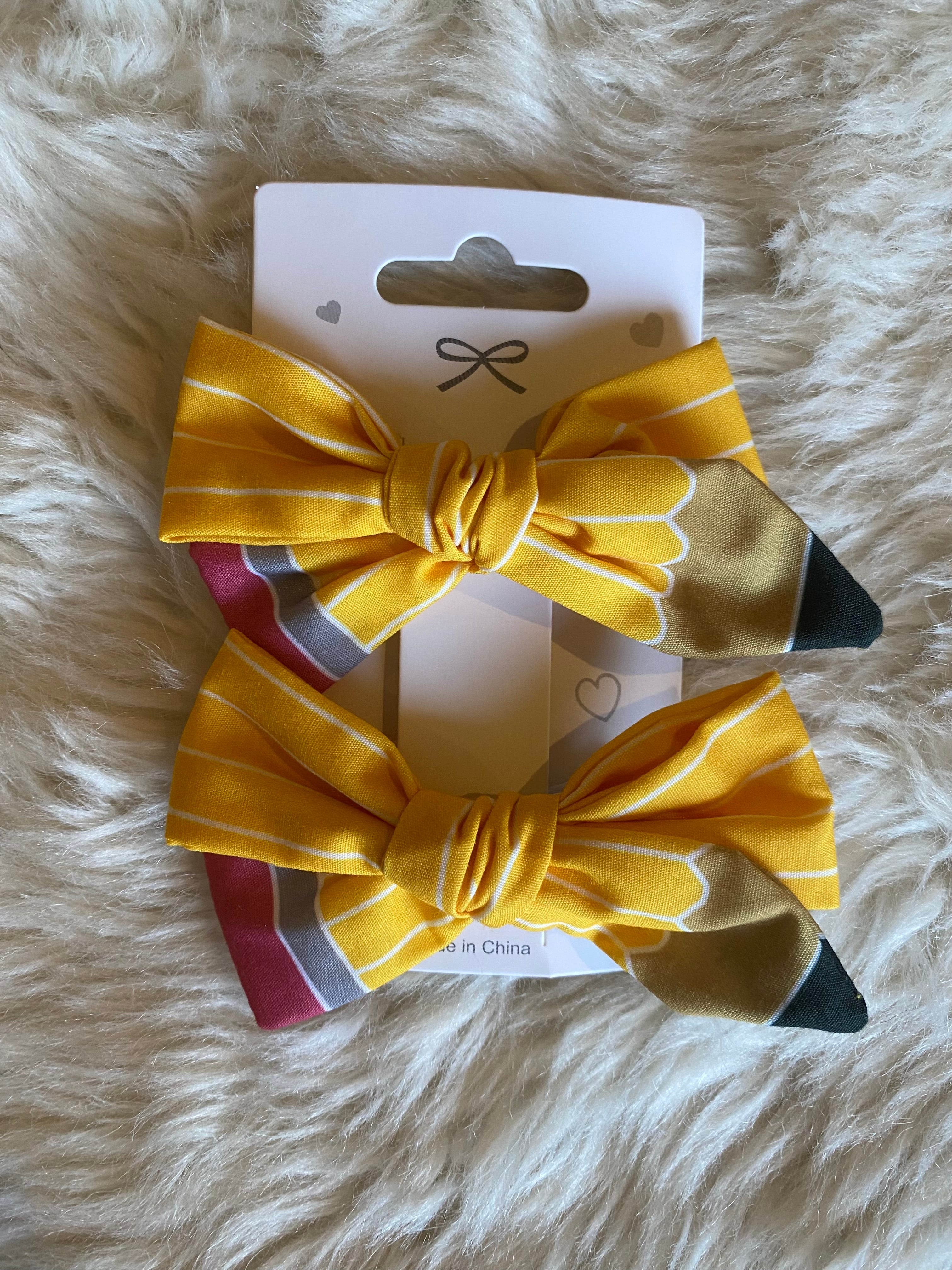 2pcs school hair clips