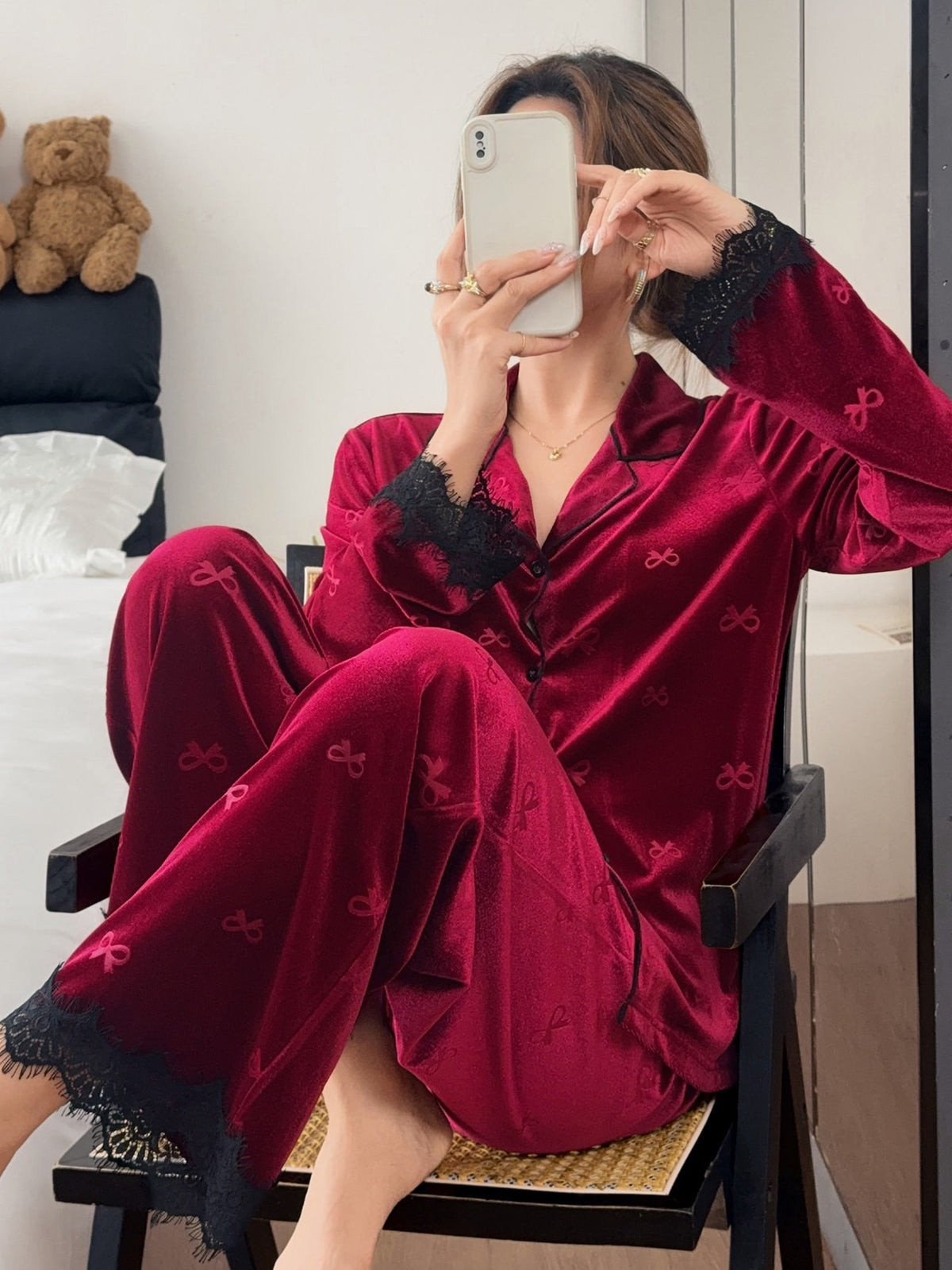 Woman Velvet Pyjama