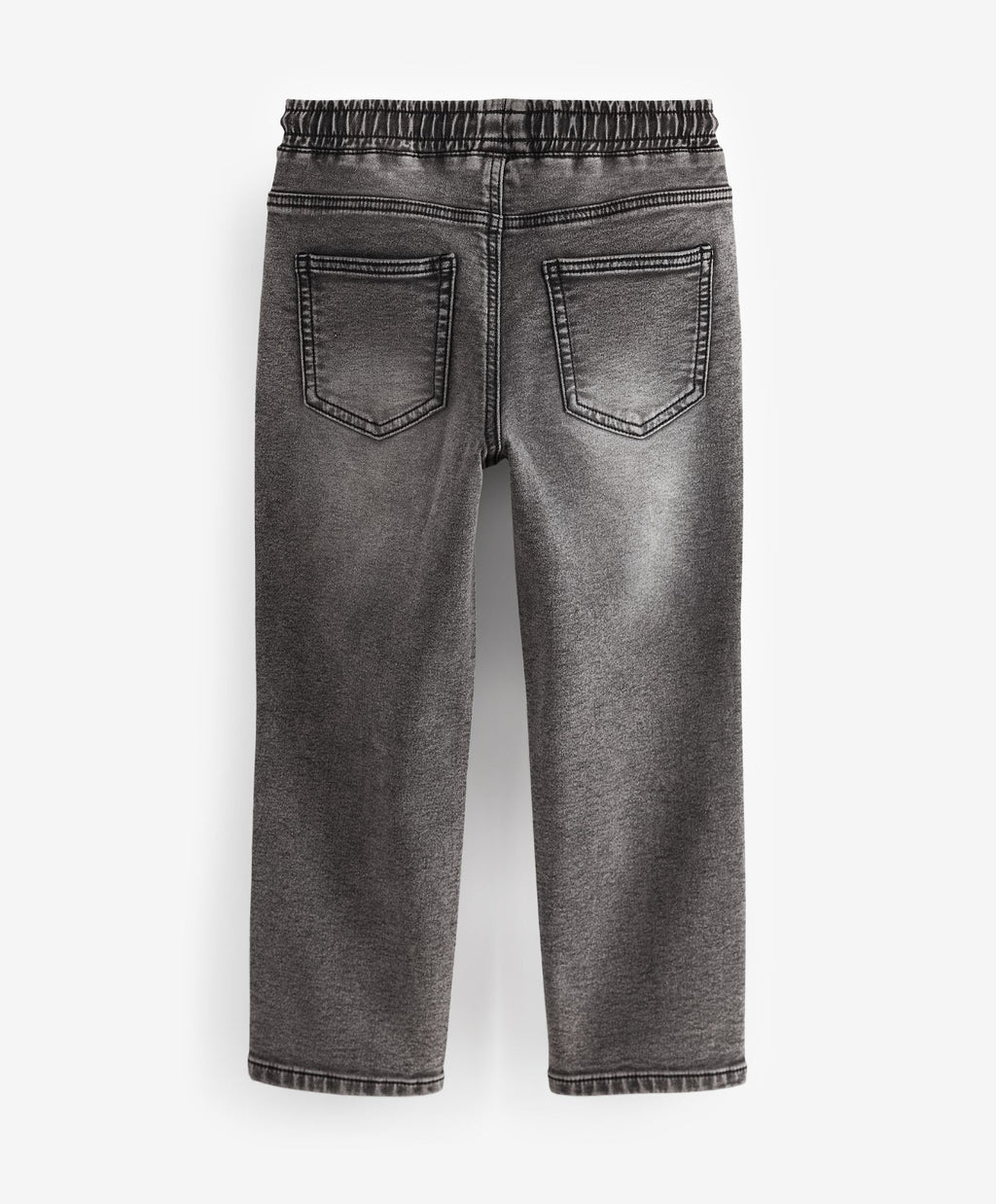 Grey Loose Fit Stretch Elasticated Waist Jeans