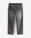 Grey Loose Fit Stretch Elasticated Waist Jeans