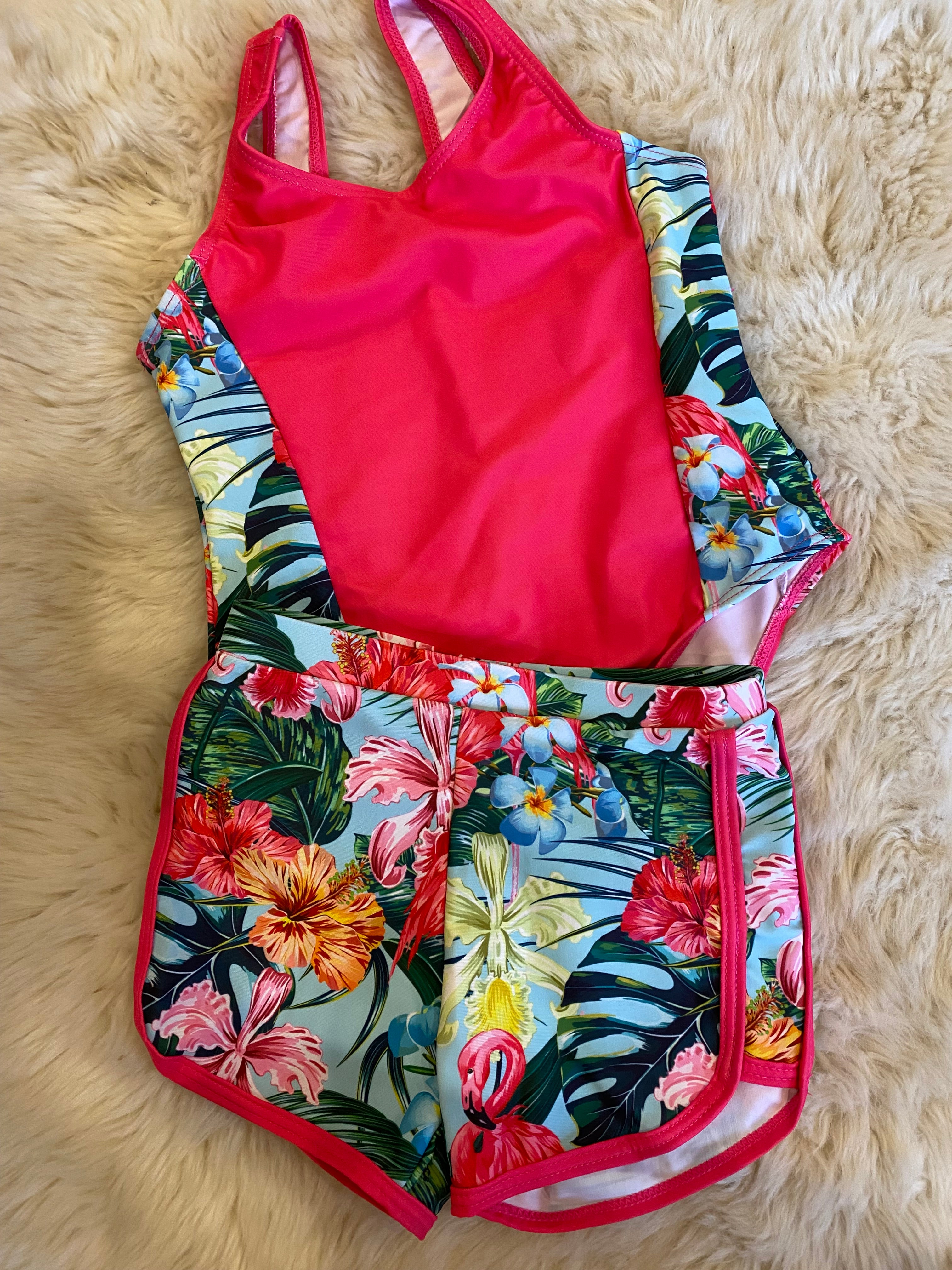 2pcs Short Swimwear Set (immediate)