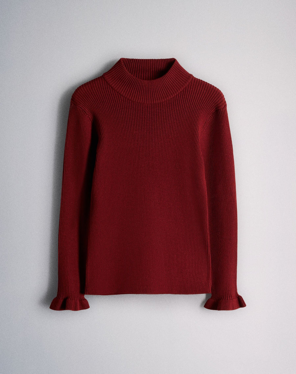 The Set 3 Pack Knitted Long Sleeve Roll Neck Rib Jumpers