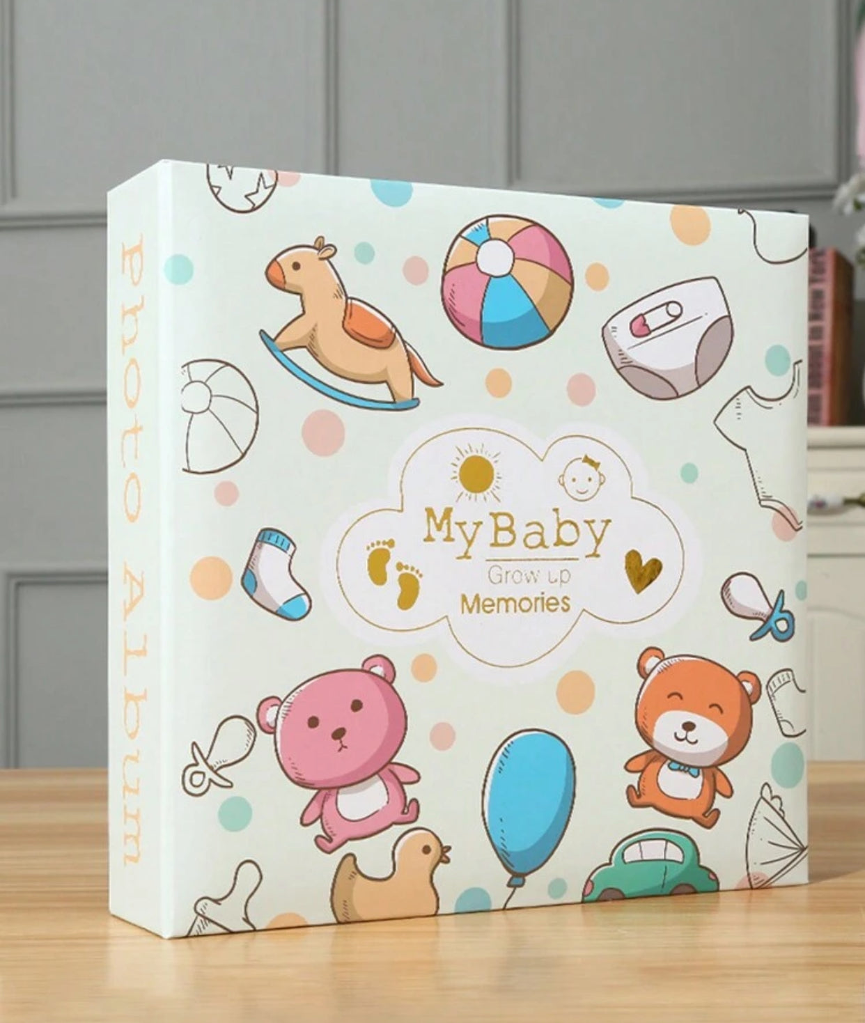1pc 200-Slot Baby Photo Album (immediate)