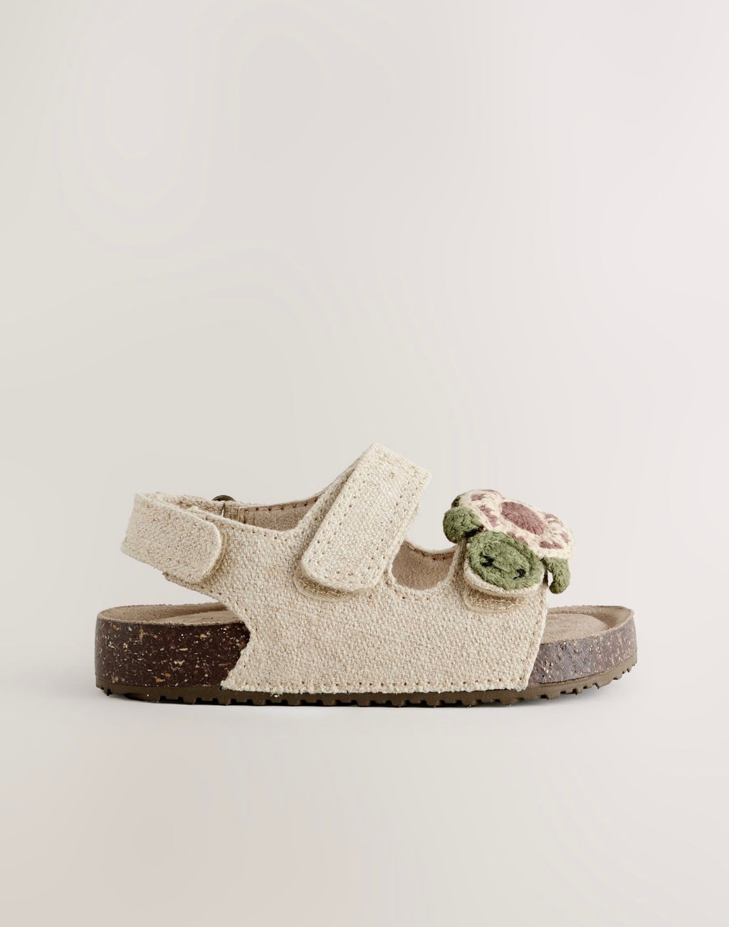 Neutral Turtle Touch Fastening Sandals
