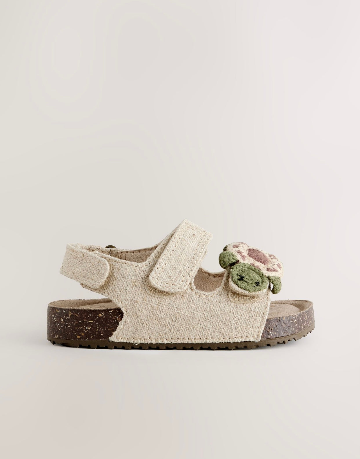 Neutral Turtle Touch Fastening Sandals