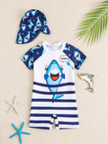 Baby Boy Shark Swimsuit (immediate)
