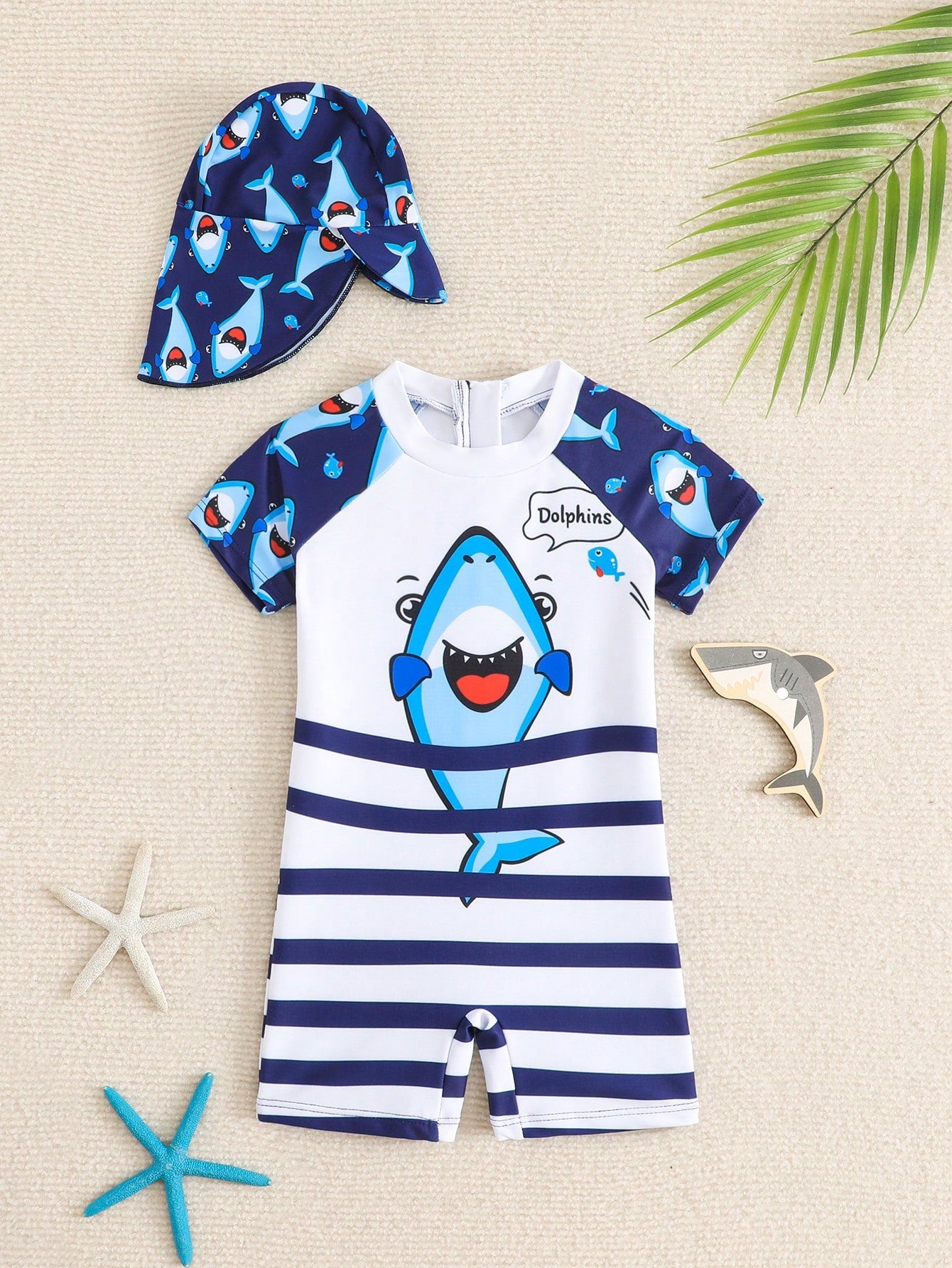 Baby Boy Shark Swimsuit (immediate)