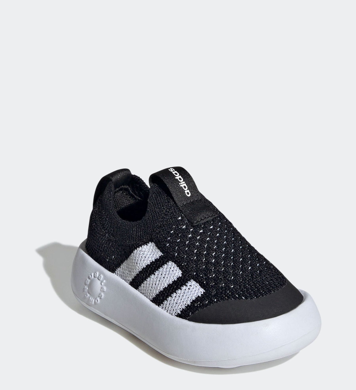 adidas Black Bubblecomfy Slip On Infant Trainers