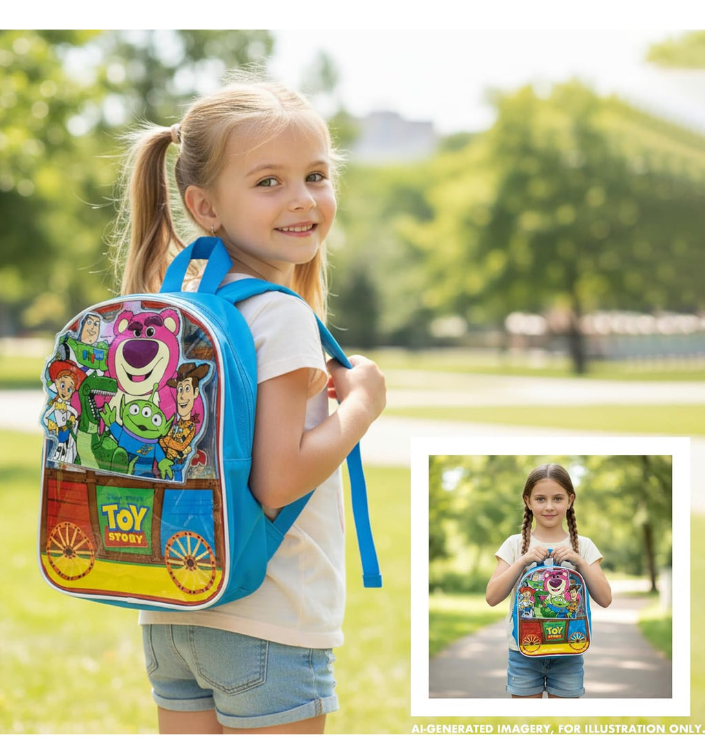 Toy Story Backpack Makeup Set with Cosmetics & Accessories