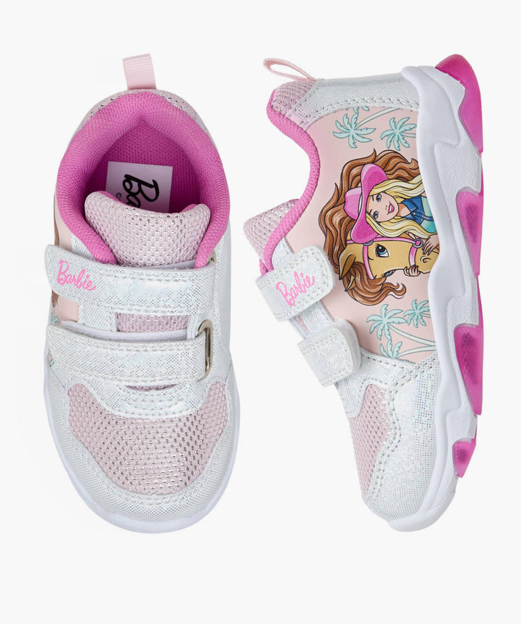 Barbie Printed Light-Up Sneakers