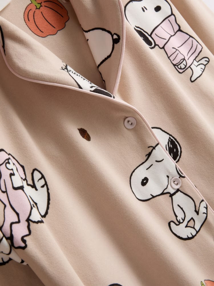Primark Snoopy Minky Graphic Boyfriend Pyjamas