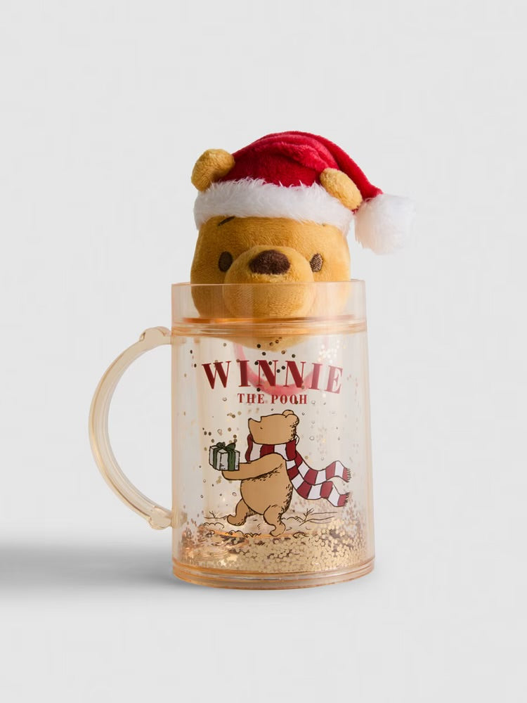 Primark Winnie the Pooh Christmas Plush and Tumbler Set