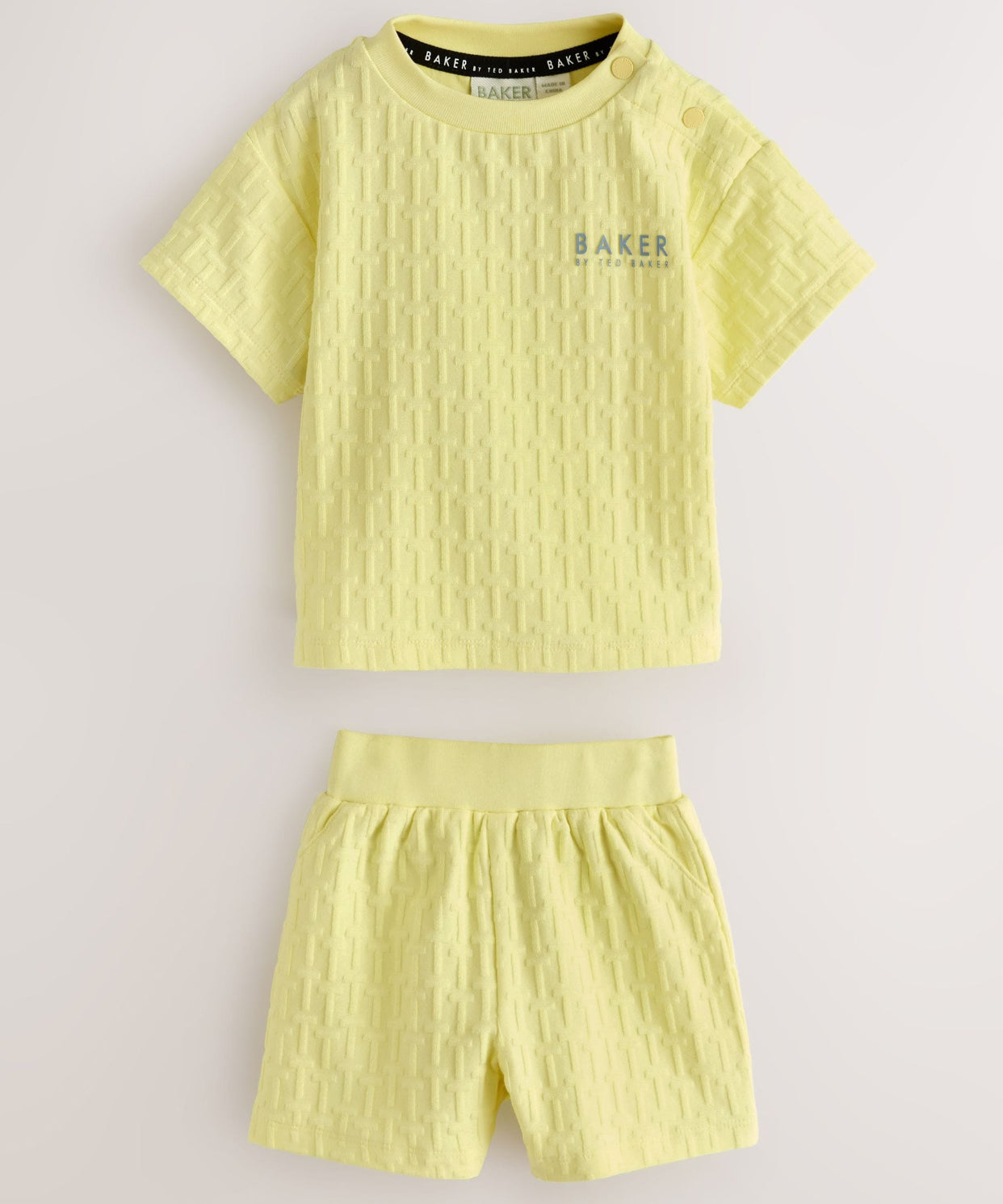 Baker by Ted Baker 'T' Textured T-Shirt and Shorts Set