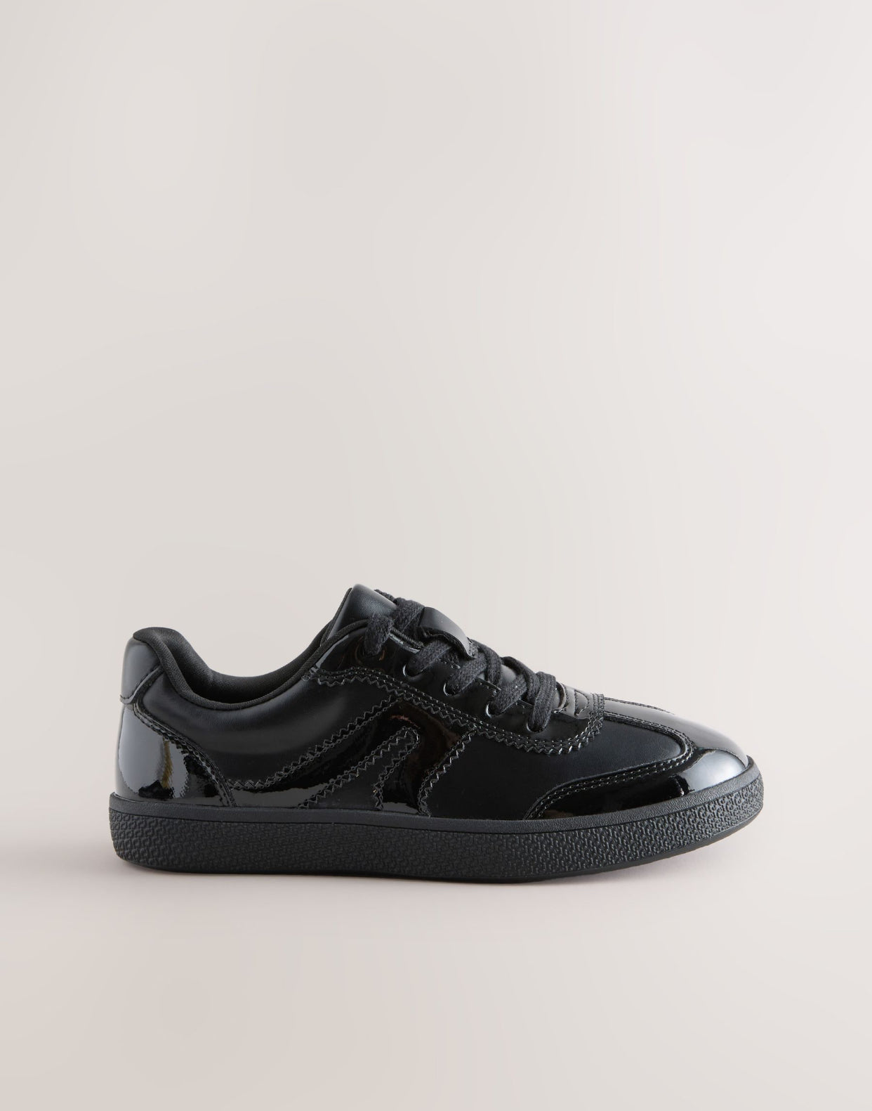 Black Patent Leather School Standard
Fit (F) Retro Trainers