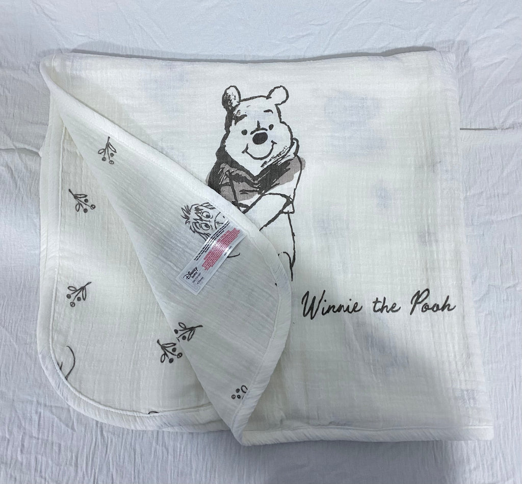 Winnie The Pooh Milestone Cotton Blanket (immediate)