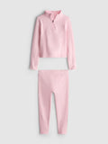 Seamless Active Funnel Neck Sweatshirt and Leggings Set