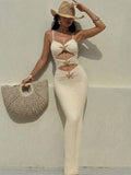Vaytide Women's Cream Sheer Mesh Coverup
