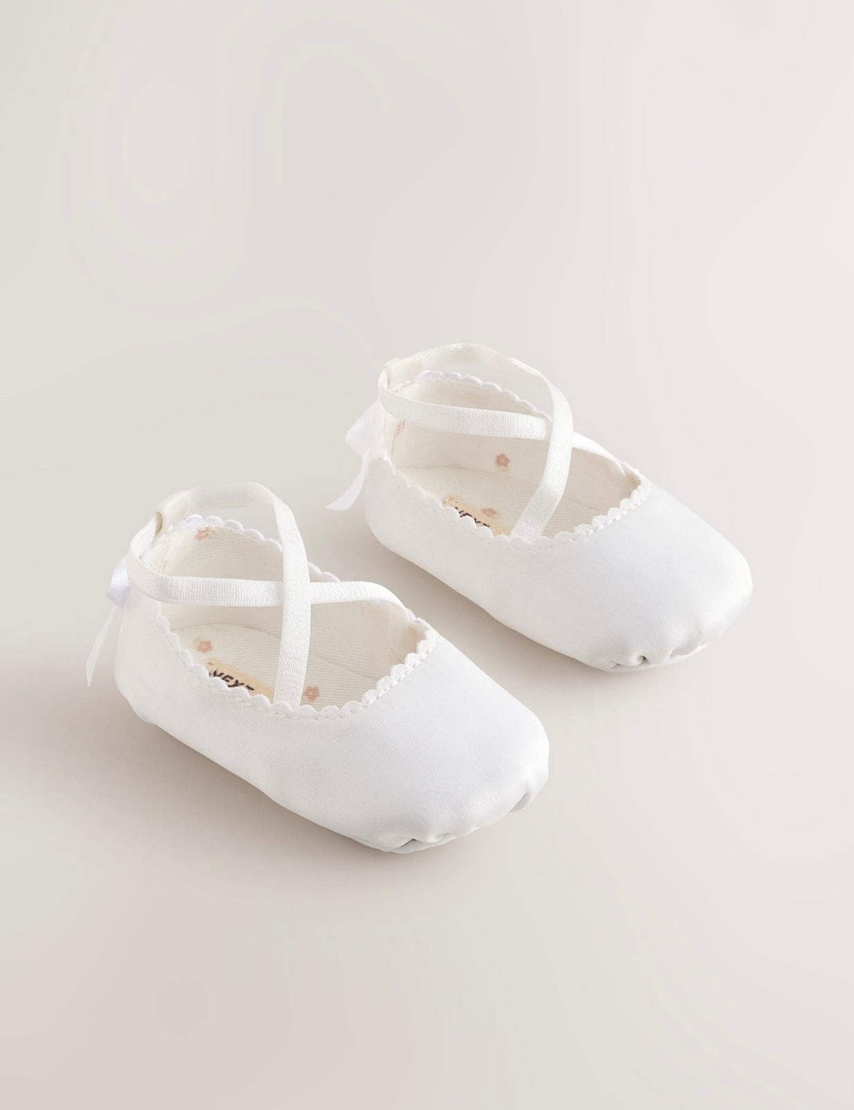 White Baby Bow Occassion Shoes