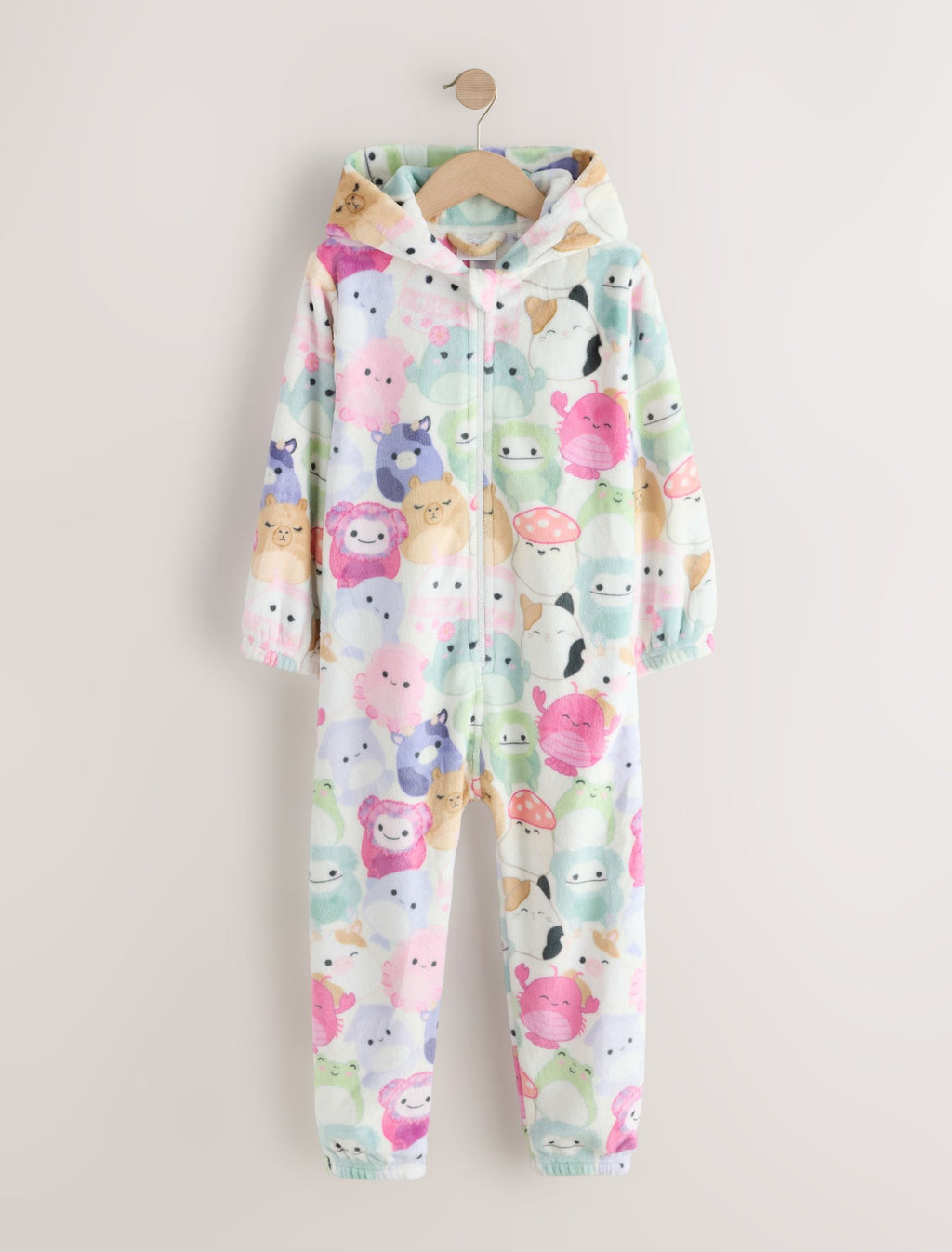 Multi Squishmallows Fleece All-In-One