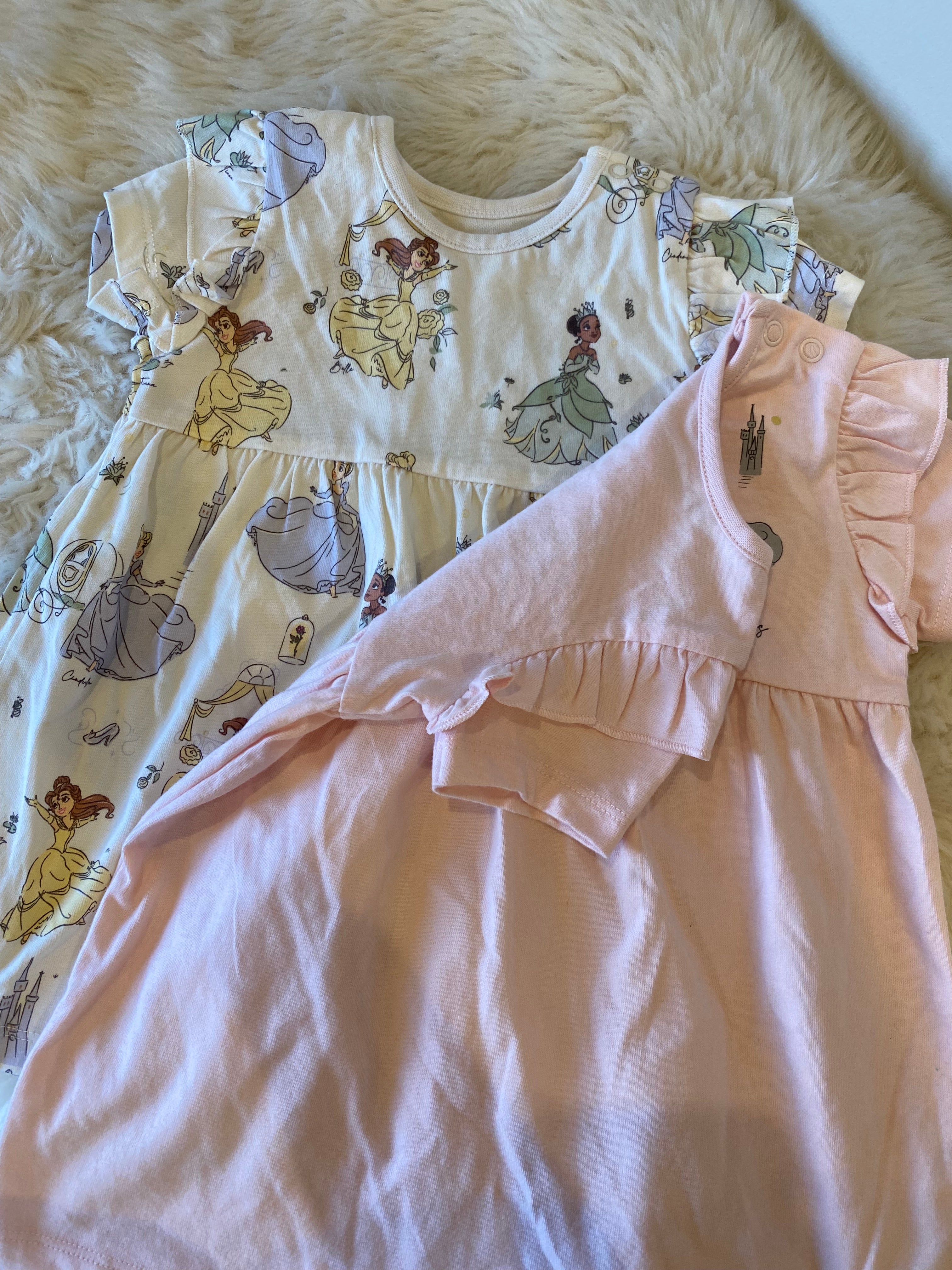 Disney Princess 2 Pack Jersey Dress (immediate)