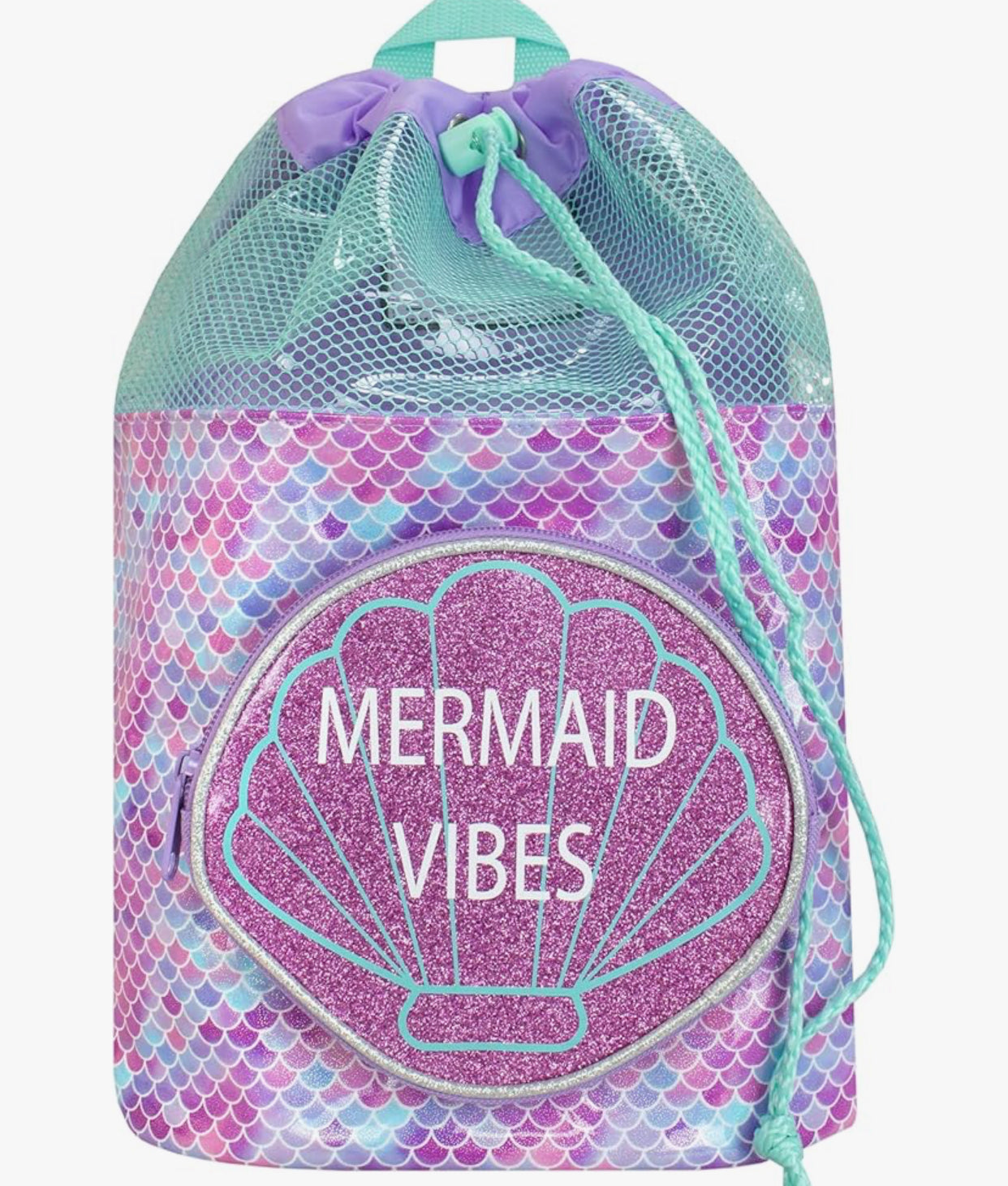 Girls Swim Bag Mermaid Purple