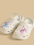 Stitch and Angel Applique Clogs with Backstrap