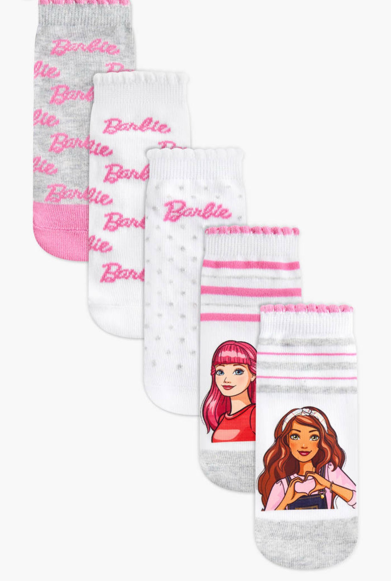 Barbie Socks - Set OF 5