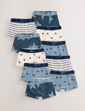 Blue Stars and Stripes Trunks 10 Pack