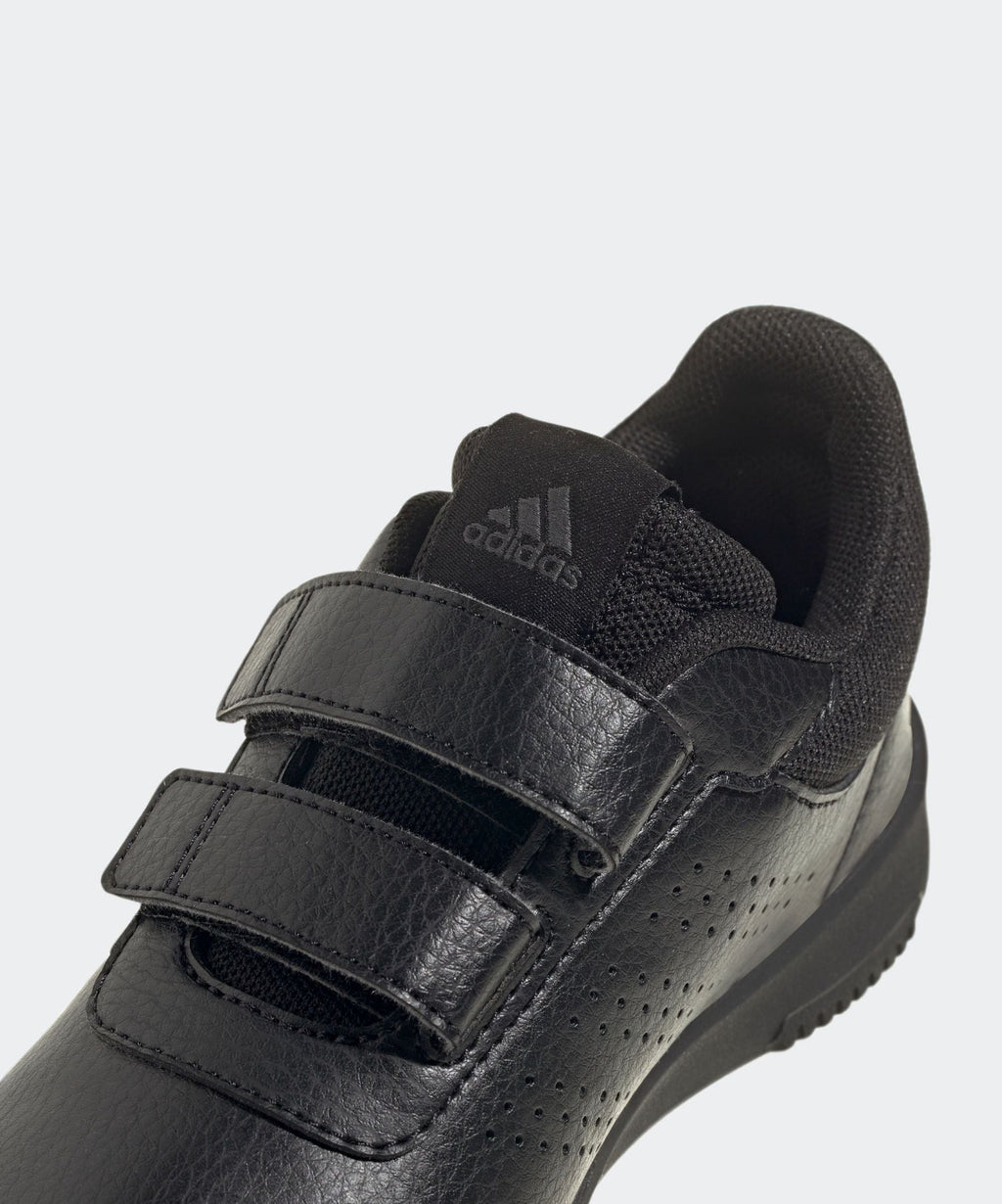 adidas Black Hook and Loop Tensaur Kids Trainers
