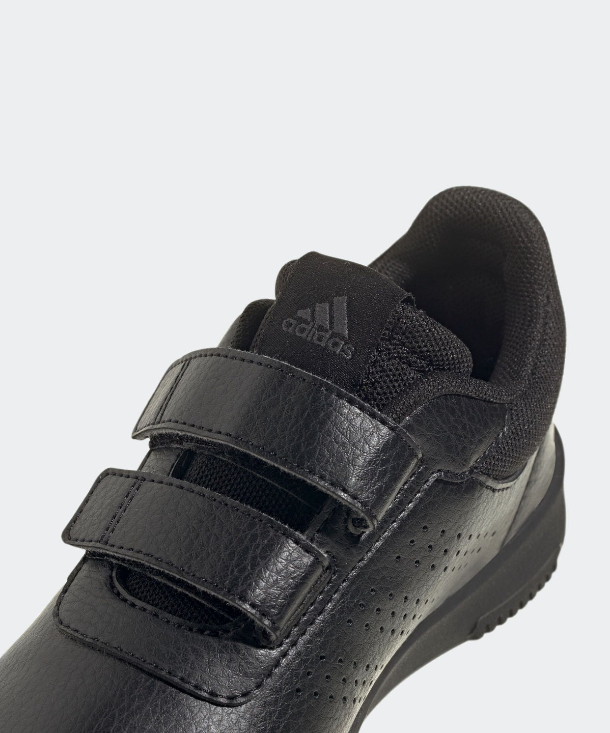 adidas Black Hook and Loop Tensaur Kids Trainers
