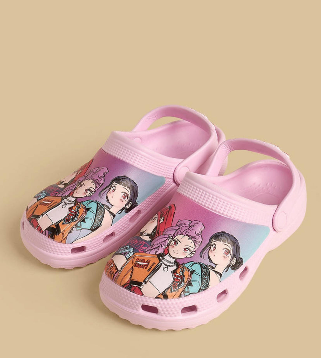 KPop Demon Hunters Print Clogs with Backstrap