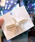 1pc pearl starfish clip