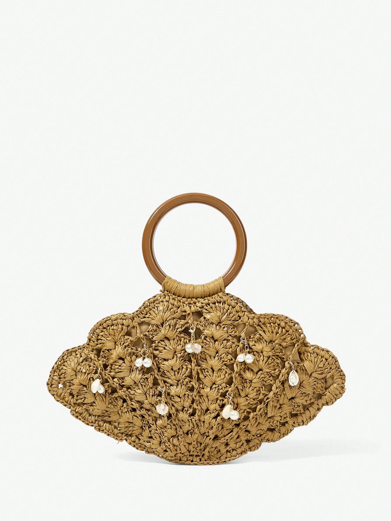 Women Straw Woven Beach Bag