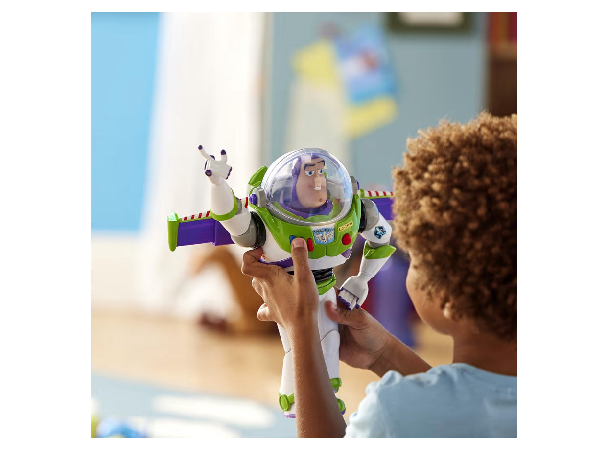 Disney Store Official Interactive Talking Action Figure, Pixar's Toy StoryFeaturing 15+ English Phrases, Interacts with Other Characters