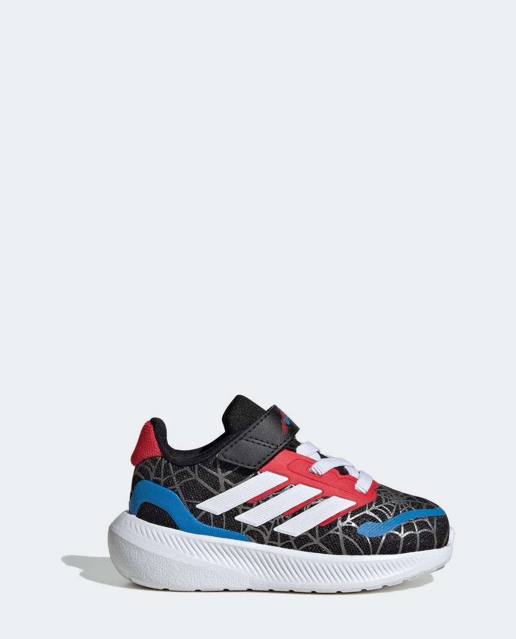 adidas Black Marvel Spider-Man Runfalcon Hook and Loop Kids Trainers