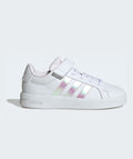 adidas White Grand Court 3.0 Kids Trainers