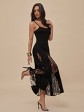 Woman Black Cami Dress